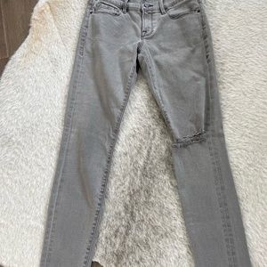 Frame Denim. Le Garçon in Ashland wash (medium grey).Size 24